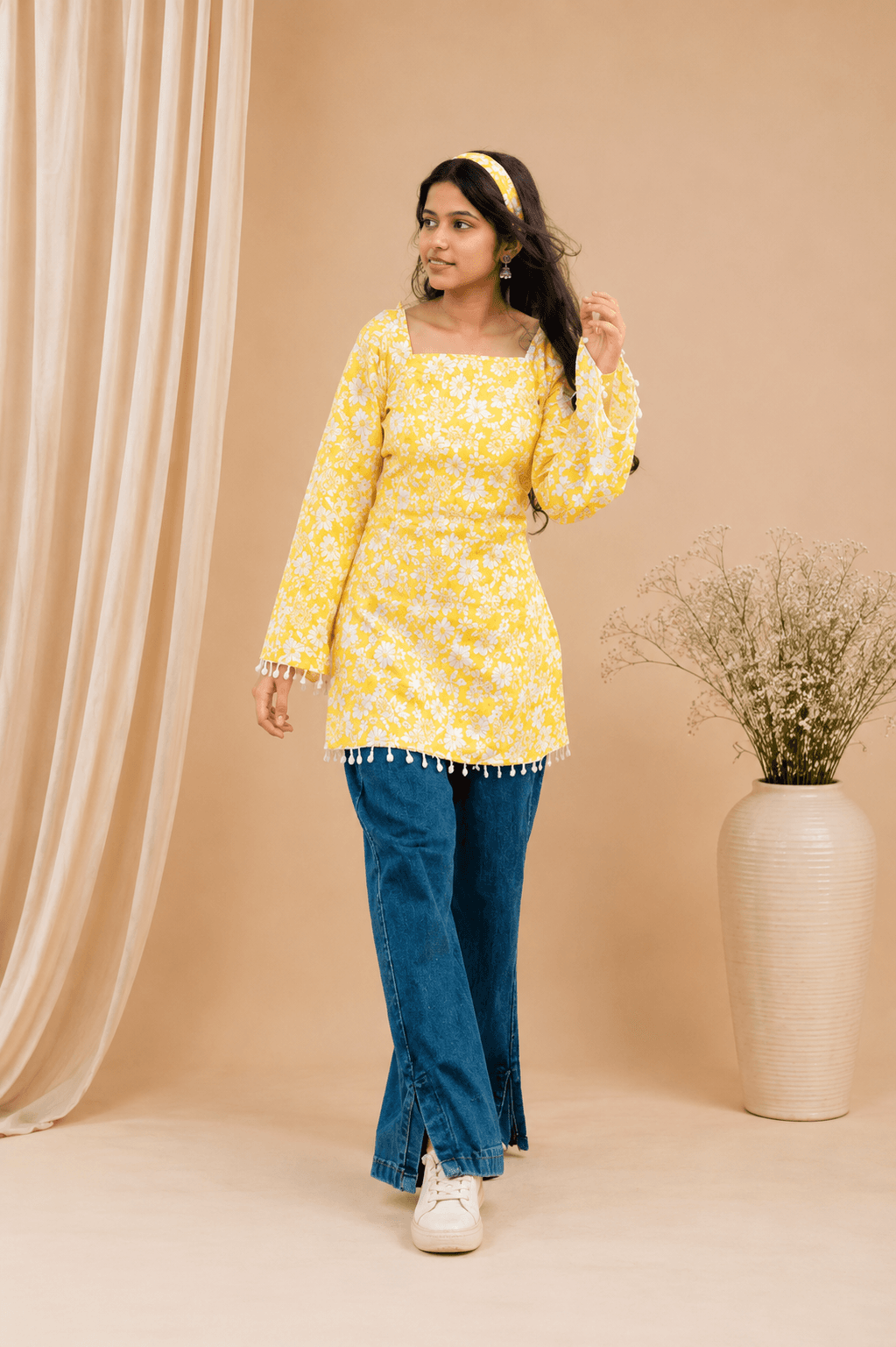 ⭐Sunlit Bloom Kurti